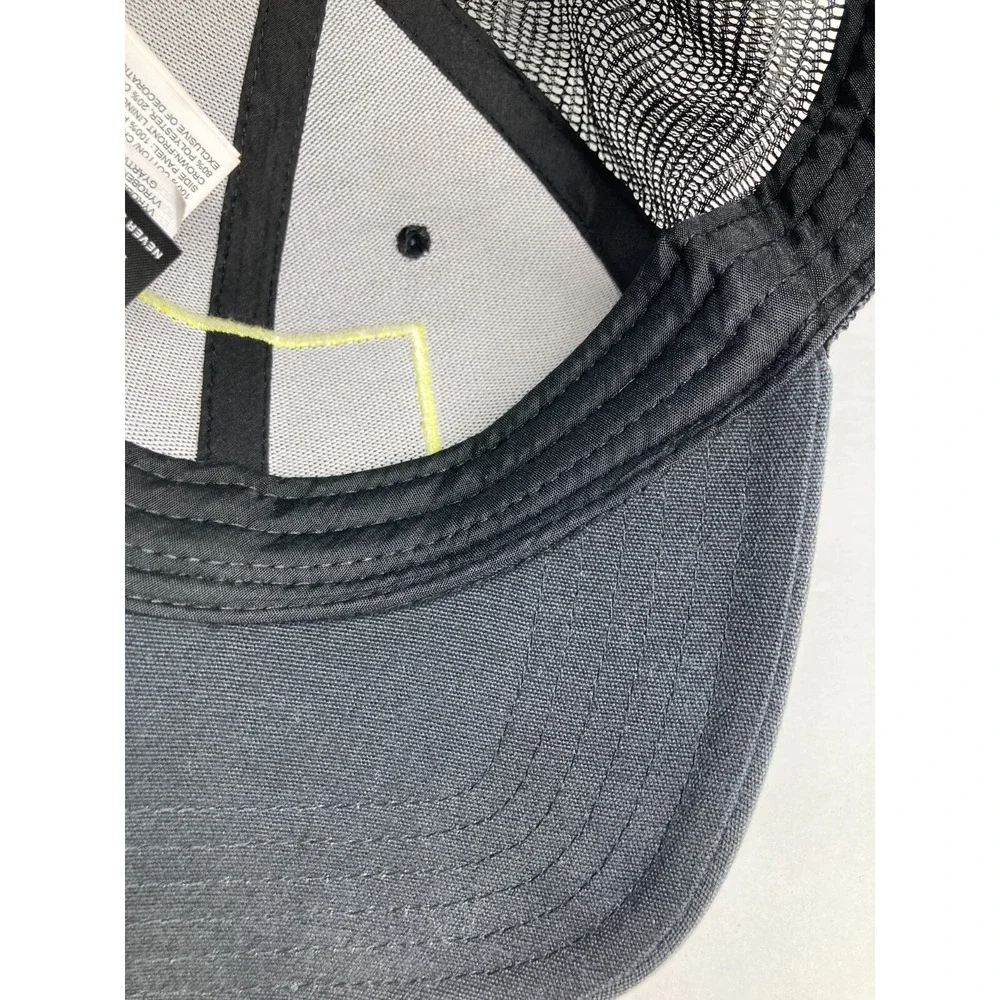 The North Face Trucker Hat Cap Adult  Black Neon Fine Alpine Equipment Patch
